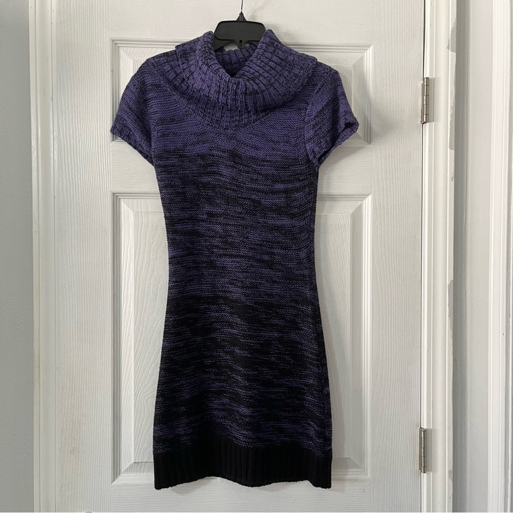 Turtle Neck Sweater Dress